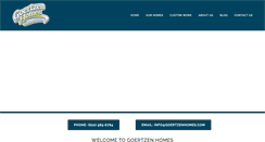 Desktop Screenshot of goertzenhomes.com