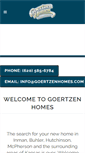 Mobile Screenshot of goertzenhomes.com